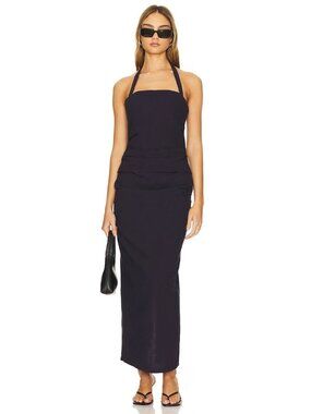 Lioness 1999 Maxi Dress in Navy Small New Womens Long Gown